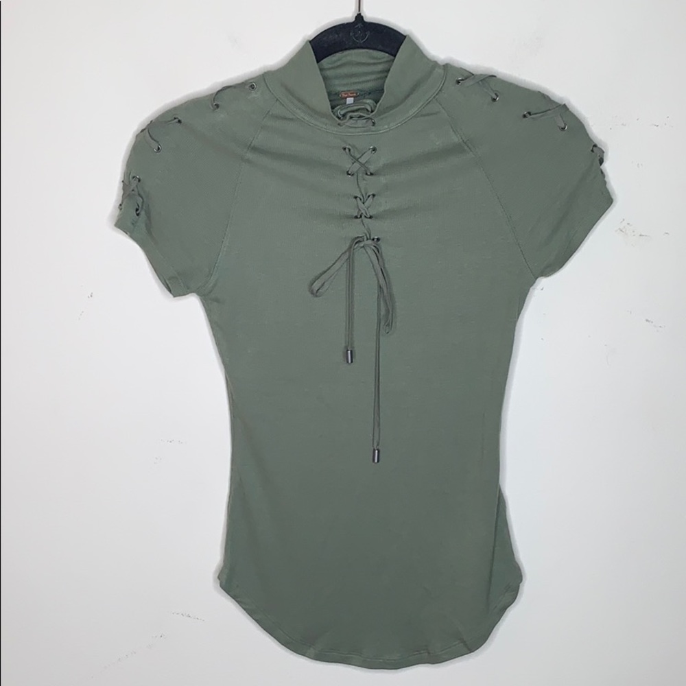 Free People | Ribbed Tie Up Top